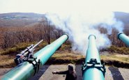 Sounds from a cannon shot (artillery)
