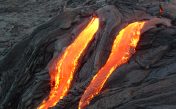 Sounds of volcanic lava
